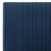 vidaXL Cadre de lit Bleu Tissu 100 x 200 cm
