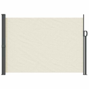vidaXL Store lat&eacute;ral r&eacute;tractable 100% polyester fer acier