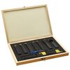 vidaXL Jeu d&rsquo;outils de tournage indexables 12 pcs 16x16 mm 100 mm