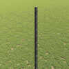 vidaXL Cl&ocirc;ture avec poteau Gris 1,4 x 25 m Acier