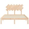 vidaXL Cadre de lit sans matelas bois de pin massif