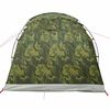 vidaXL Tente de camping tunnel 4 personnes camouflage imperm&eacute;able