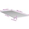 vidaXL Lattes de lit 90x200 cm bois de pin massif