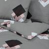 vidaXL Ensemble de housse de couette Gris 220x240 cm Coton