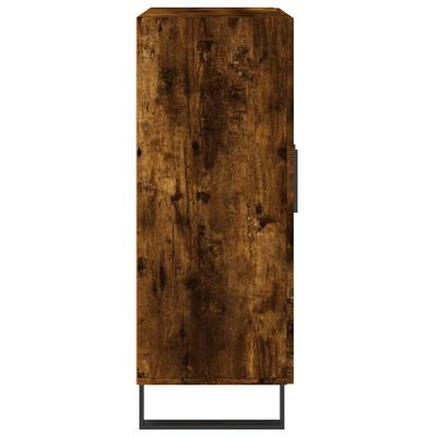 vidaXL Buffet chêne fumé 69,5x34x90 cm bois d'ingénierie