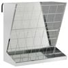 vidaXL Distributeur de Foin Argent&eacute; 71 x 33 x 70 cm 5 kg