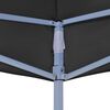 vidaXL Toit de tente de r&eacute;ception 2x2 m Noir 270 g/m&sup2;