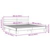 vidaXL Cadre de lit sans matelas sonoma gris 200x200 cm
