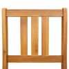 vidaXL Chaise de jardin 4 pcs Huile Naturelle 40 x 42 x 85 cm