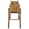 vidaXL Jardini&egrave;re avec support Naturel 100 x 38 x 74 cm Bambou