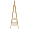 vidaXL Porte-vêtement avec étagères 132x45,5x150,5 cm bambou