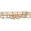 vidaXL Ensemble de canap&eacute;s d'ext&eacute;rieur 6 pc Blanc Bois d'Acacia Massif