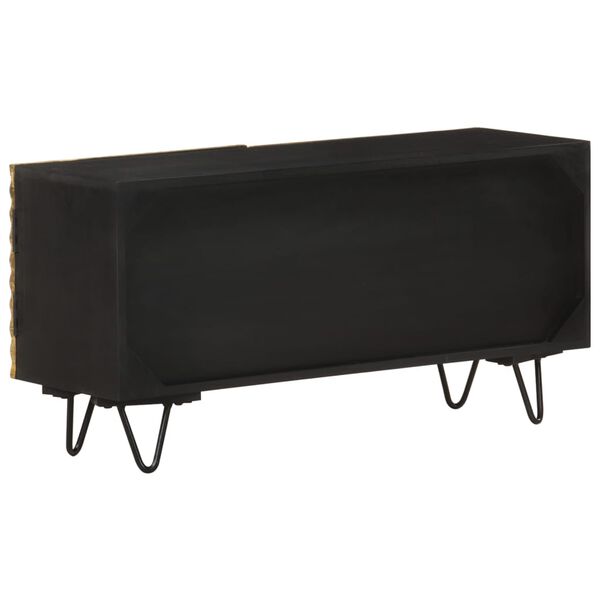 vidaXL Meuble TV 90x30x45 cm Bois de manguier massif