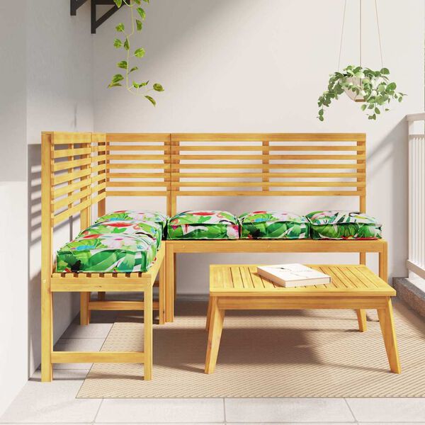 vidaXL Coussin Floral 6 pcs Multicolore 40 x 40 x 8 cm Tissu Oxford