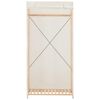 vidaXL Garde-robe Blanc 79 x 40 x 170 cm Tissu
