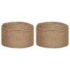 vidaXL Fil en jute 2 pc 2 mm 100 m Naturel Jute 100% Tossa