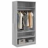 vidaXL Garde-robe sonoma gris 100x50x200 cm bois d'ing&eacute;nierie