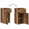 vidaXL Buffet avec tiroir Bois ancien 38 x 34 x 75 cm