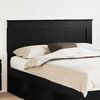 vidaXL T&ecirc;te de lit Ch&ecirc;ne noir 160 cm Bois d'ing&eacute;nierie