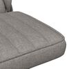 vidaXL Chaise pivotante de bureau Gris clair Tissu