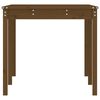 vidaXL Table de jardin marron miel 159,5x82,5x76 cm bois massif de pin