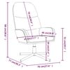 vidaXL Chaise de relaxation Rouge Similicuir