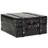 vidaXL Banc de rangement MDF et cuir artificiel 120 x 41 x 46,5 cm