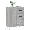 vidaXL Buffet sonoma gris 69,5x34x90 cm bois d'ing&eacute;nierie