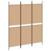 vidaXL Paravent &agrave; 4 panneaux Beige 200 x 200 cm Tissu