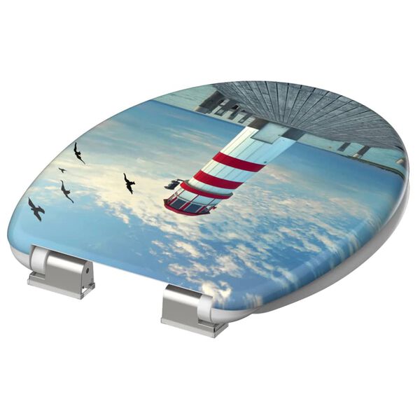 SCH&Uuml;TTE Si&egrave;ge de toilette avec fermeture en douceur LIGHTHOUSE