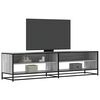 vidaXL Meuble TV sonoma gris 180,5x40x46 cm bois d'ing&eacute;nierie