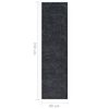 vidaXL Tapis BCF Anthracite 80x350 cm