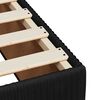 vidaXL Sommier à lattes de lit avec matelas Noir 90x200 cm Velours