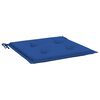vidaXL Coussins de chaise de jardin lot de 2 bleu royal 40x40x4 cm