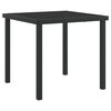 vidaXL Ensemble de salle &agrave; manger pour jardin 9 pcs Noir polyrotin