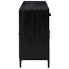 vidaXL Buffet Noir 110x35x70 cm Bois de pin massif