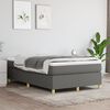 vidaXL Cadre de lit gris fonc&eacute; 120x200 cm tissu