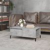 vidaXL Table basse Gris b&eacute;ton 90x50x36,5 cm Bois d'ing&eacute;nierie