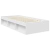 vidaXL Cadre de lit avec t&ecirc;te de lit Blanc 90 x 190 cm Pin massif