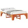 vidaXL Cadre de lit Marron 120 x 200 cm Pin massif