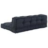 vidaXL Coussin de canapé 2 pcs Anthracite tissu