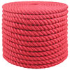 vidaXL Corde en Jute Rouge Jute 100% Tossa