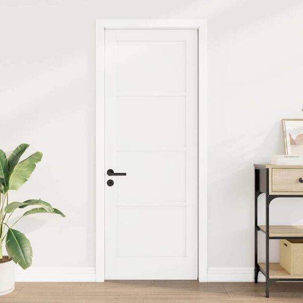 vidaXL Porte int&eacute;rieure ORKDAL Blanc 73,5 x 198,5 cm Contreplaqu&eacute;