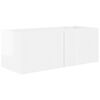 vidaXL Meuble TV 8 pcs Blanc brillant