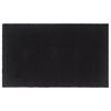 vidaXL Tapis de porte noir 90x150 cm fibre de coco touffet&eacute;