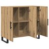 vidaXL Buffet Ch&ecirc;ne artisanal 90 x 34 x 80 cm Bois d'ing&eacute;nierie