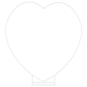 vidaXL Arche de mariage Blanc 195 x 35 x 211 cm Acier