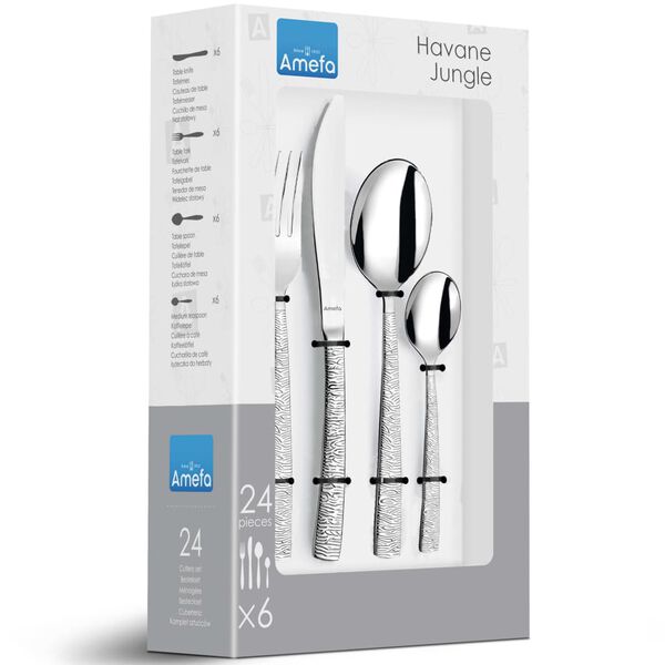 Amefa Coutellerie 24 pcs Havane Jungle