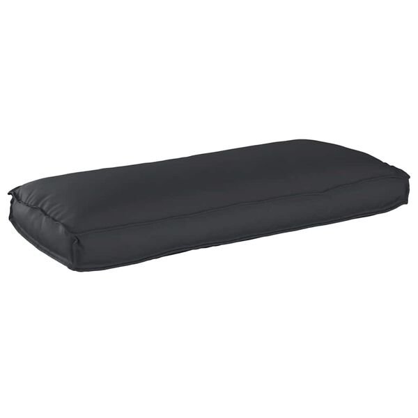 vidaXL Coussin pour assise / dossier de palette Noir 120 x 50 x 12 cm