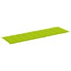 vidaXL Chaise longue de jardin avec coussin Bois d'acacia solide